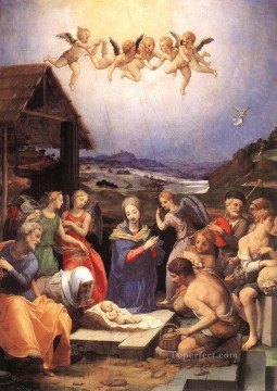  pastores Obras - Adoración de los pastores Florencia Agnolo Bronzino